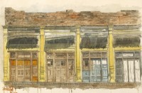Shakeel Mirza, 13 x 20 Inch, Water Color on Paper, Cityscape Painting, AC-SKM-013